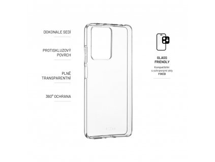FIXED TPU Gel Case for POCO X5 Pro 5G, clear