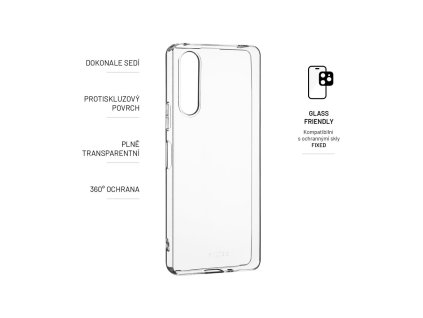 FIXED TPU Gel Case for Sony Xperia 10 V, clear