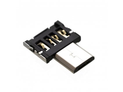 FIXED OTG microUSB adapter, black
