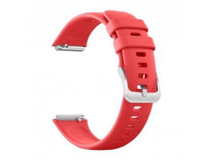FIXED Silicone Strap for Huawei Band 7, red