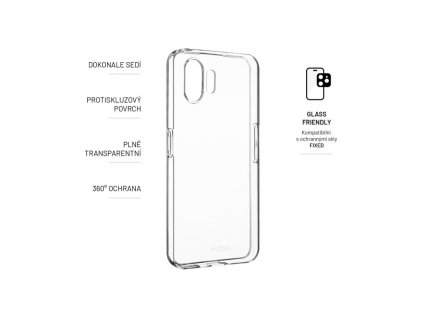 FIXED TPU Gel Case for Nothing phone (2), clear