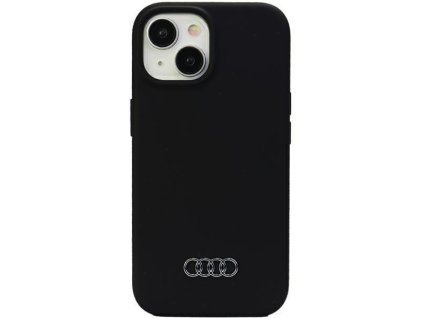 Audi Silicone Zadní Kryt pro iPhone 15 Plus Black