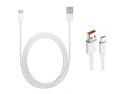 Xiaomi Original USB-C Datový Kabel 6A 1m White (Bulk)