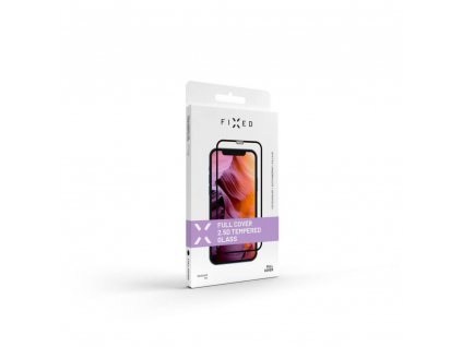 FIXED Full Cover 2,5D Tempered Glass for Motorola Moto G24 Power, black