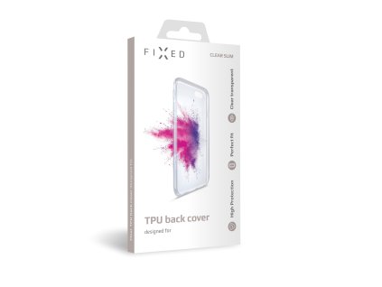 TPU gelový kryt FIXED Story pro Apple iPhone 12/12 Pro, čirý