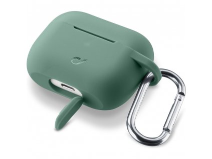 Cellularline Ochranný kryt s karabinou Bounce pro Apple AirPods Pro Green