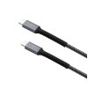 FIXED Armor Cable USB-C/USB-C, 2 m, 240W, gray