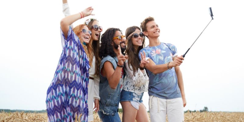 Vychytávka s názvem selfie držák