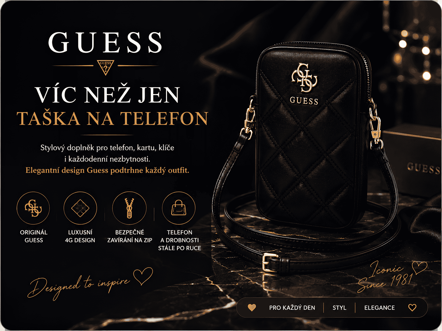 Guess taška na telefon