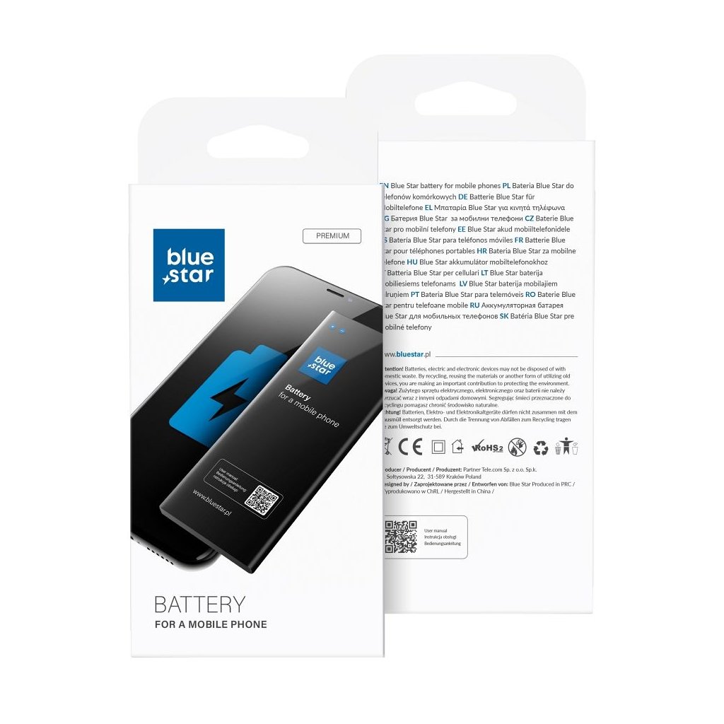 Baterie Blue Star PREMIUM Sony Xperia Z5 Compact 2700mAh Li-Poly | Mobil  Příslušenství CZ