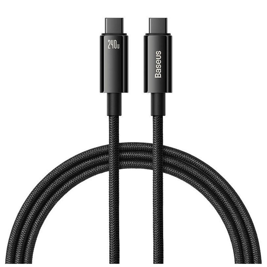 Kabel BASEUS Type C na Type C PD 240W Superior CAWJ040101 2 m černý
