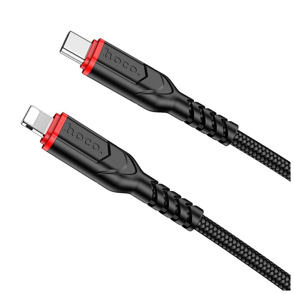 HOCO kabel Type C to Lightning PD 3A 20W X59 1 m černý