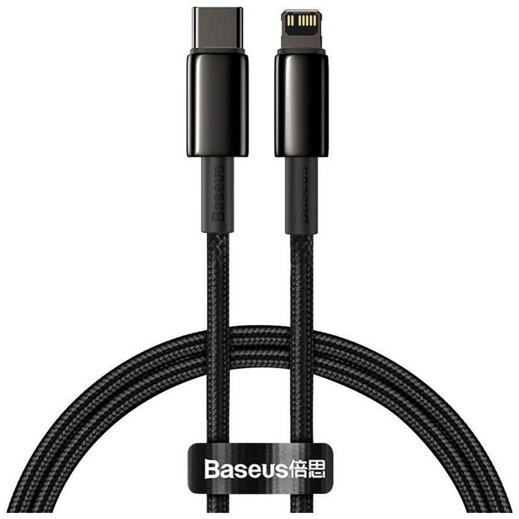 BASEUS kabel Type C to Lightning PD 20W Tungsten Gold CATLWJ-01 2 m černý