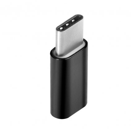 Adapter Micro USB/Micro USB-C černý