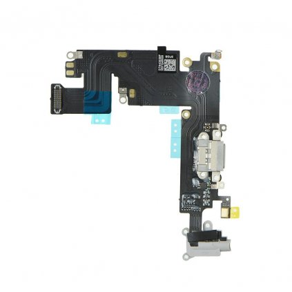 Flex kabel konektoru nabíjení iPhone 6 Plus (5.5") +mikrofon+AV - černá
