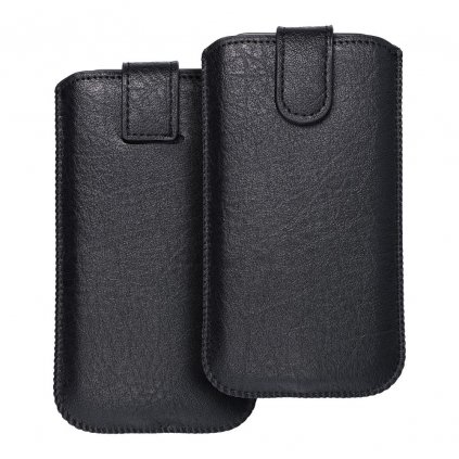 Kožené pouzdro Forcell - Slim Kora 2 - Apple iPhone 5/5S/5C černé