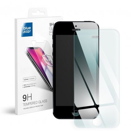 Ochranné tvrzené sklo Blue Star Pro+ pro Apple iPhone 5/5S