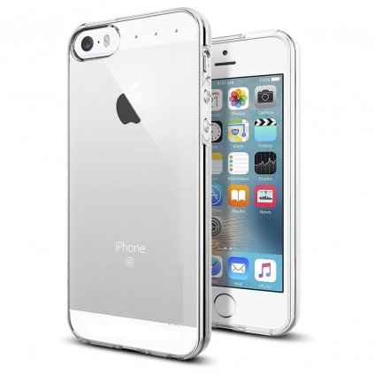 Pouzdro Back Case Ultra Slim 0,3mm pro Apple iPhone 5/5S - čirá