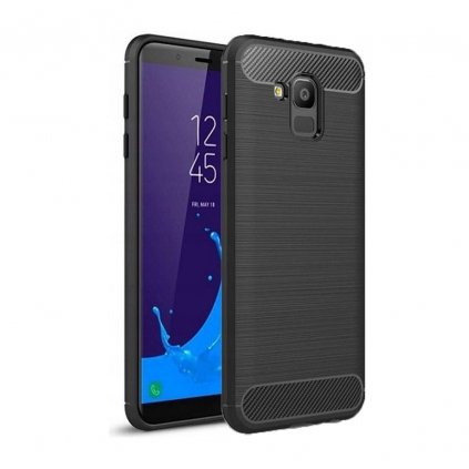 Pouzdro Forcell Carbon Samsung Galaxy J6 2018 černé