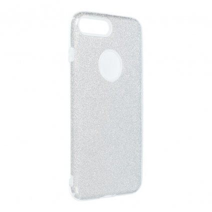 Pouzdro Forcell SHINING Apple Iphone 7 PLUS (5,5") stříbrné
