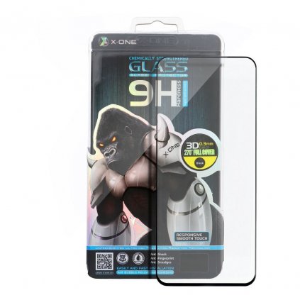 Ochranné tvrzené sklo X-ONE 3D - Apple Iphone X (full glue) černé