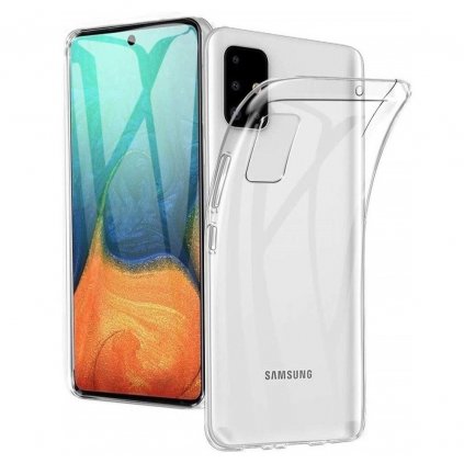 Forcell pouzdro Back Case Ultra Slim 0,5mm SAMSUNG Galaxy A71 transparentní