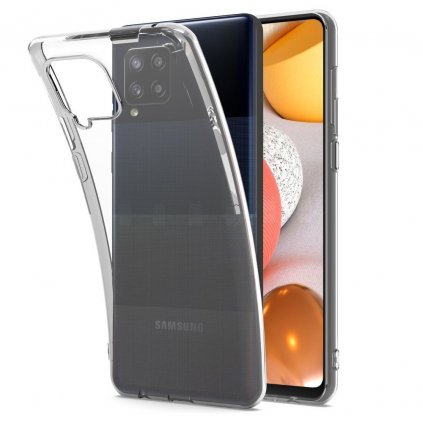Pouzdro Back Case Ultra Slim 0,5mm SAMSUNG Galaxy A42 5G transparentní