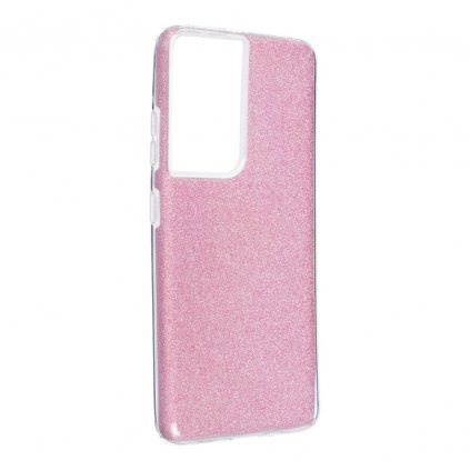 599236 pouzdro forcell shining samsung galaxy s21 ultra ruzove