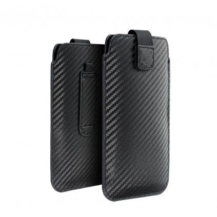 Uni pouzdro Forcell POCKET Carbon Model 03 pro APPLE IPHONE 6 PLUS / 7 PLUS / 8 PLUS / 11 PRO MAX SAMSUNG S10 PLUS / A50 / A32 5G