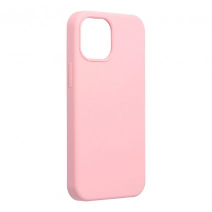 Pouzdro Forcell Soft-Touch SILICONE APPLE IPHONE 13 MINI pudrově růžové