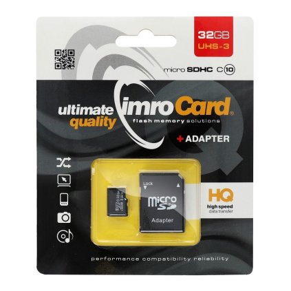 IMROkartapamicimicroSD32GB100MB-sclass10UHS3zadapteremSD1