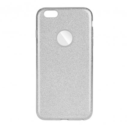 205543 pouzdro forcell shining apple iphone 6 plus stribrne