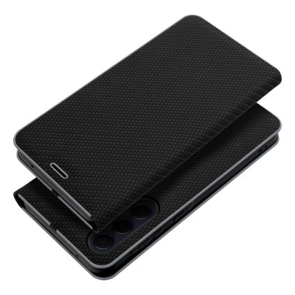 Pouzdro Forcell Luna Book Carbon SAMSUNG Galaxy A22 5G černé