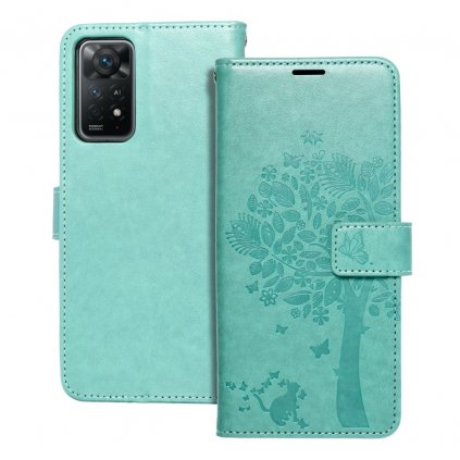 Pouzdro Forcell MEZZO Book XIAOMI Redmi NOTE 11 PRO / 11 PRO 5G strom zelené