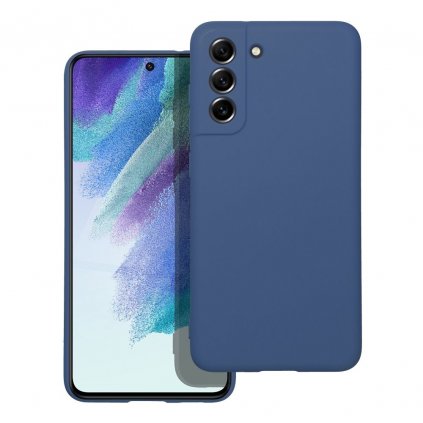 Pouzdro Forcell SILICONE LITE SAMSUNG Galaxy S21 FE modré