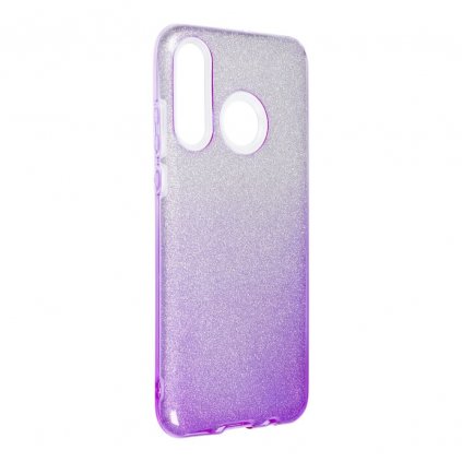 Pouzdro Forcell SHINING HUAWEI P30 LITE transparent/fialové