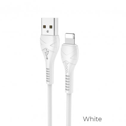 HOCO kabel USB pro iPhone Lightning 8-pin Cool power X37 1 metr bílý