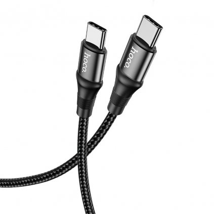 HOCO Kabel Typ C Typ C Exquisito Power Delivery PD100W X50 1 metr černý