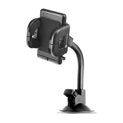 UchwytnatelefondosamochoduuniwersalnyForcellF-GripRegular17cmdoszyby-deski-kratkiczarny3