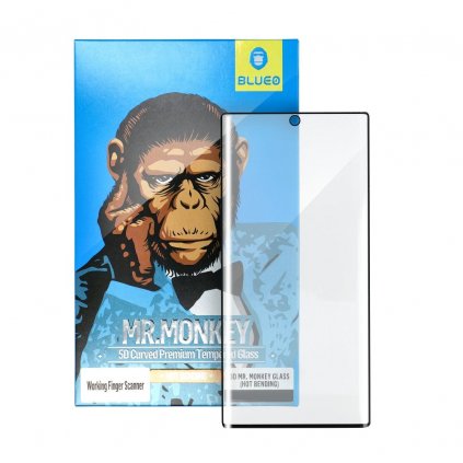 Tvrzené sklo 5D Mr. Monkey Glass Samsung Galaxy S22 Plus černé (Strong Lite)