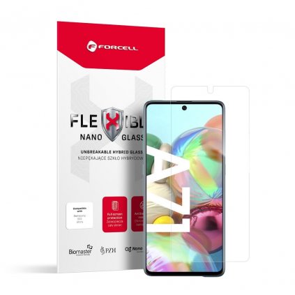 Hybridní sklo Forcell Flexible Nano Glass Samsung Galaxy A71