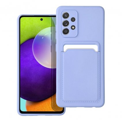 Pouzdro Forcell CARD CASE SAMSUNG GALAXY A52 5G / A52 LTE ( 4G ) / A52S fialové