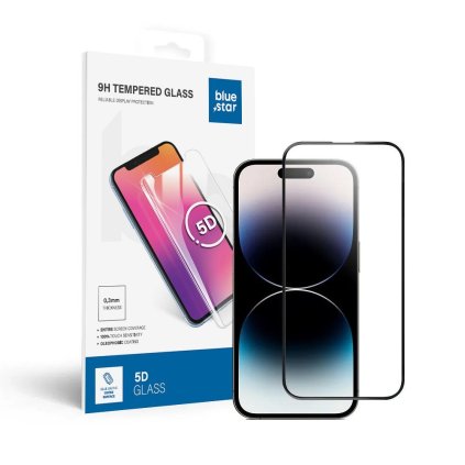 SzkohartowanedoiPhone14PROfullglueBlueStar5Dczarne1