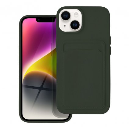 Pouzdro Forcell CARD CASE APPLE IPHONE 14 ( 6.1" ) zelené