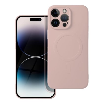 FuteraSILICONEMAGCOVERkompatybilnyzMagSafedoIPHONE14ProMaxrowy1