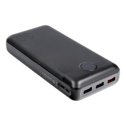 Externí baterie (POWER BANK) VEGER L30 - 30 000mAh LCD Quick Charge PD20W černá (W3008PD)
