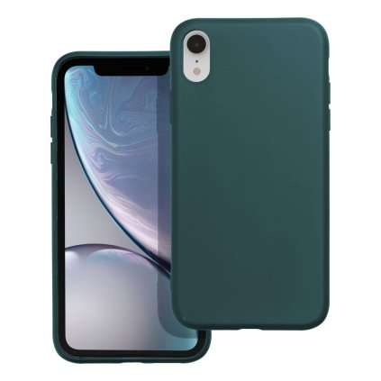 Pouzdro MATT Case APPLE IPHONE XR tmavě zelené