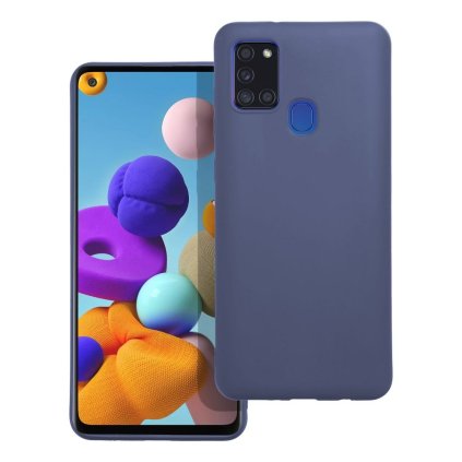 Pouzdro MATT Case SAMSUNG Galaxy A21S modré