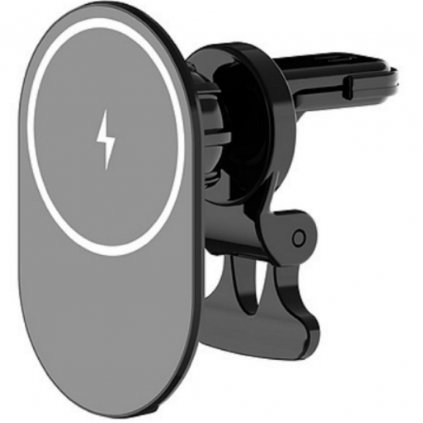 Držák do auta na mřížku indukční nabíjecí vstup podporuje nabíjení z MagSafe 15W VEGER Y38 černý