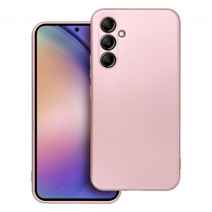 Pouzdro METALLIC SAMSUNG Galaxy A54 5G růžové